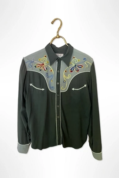 1950s H Bar C Rare Cowgirl Snap Shirt Selected By Ritual Vintage