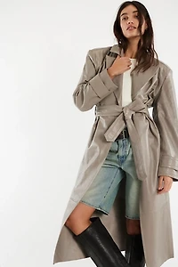 Stand Studio Laney Leather Trench