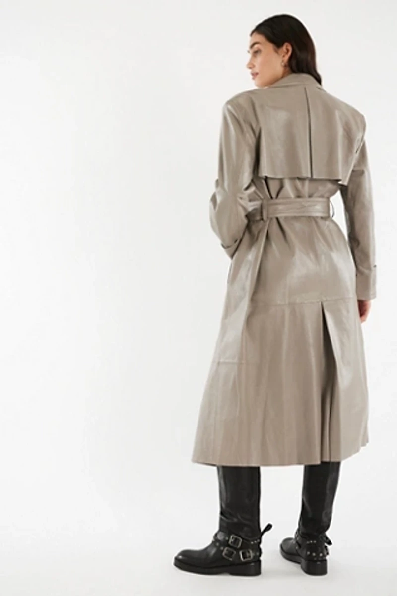Stand Studio Laney Leather Trench