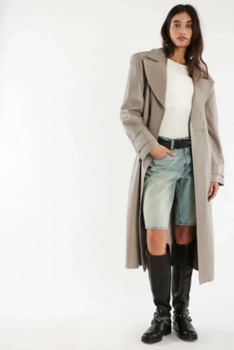 Stand Studio Laney Leather Trench