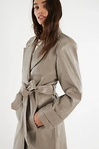 Stand Studio Laney Leather Trench