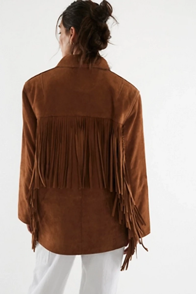 Stand Studio Estee Fringe Jacket