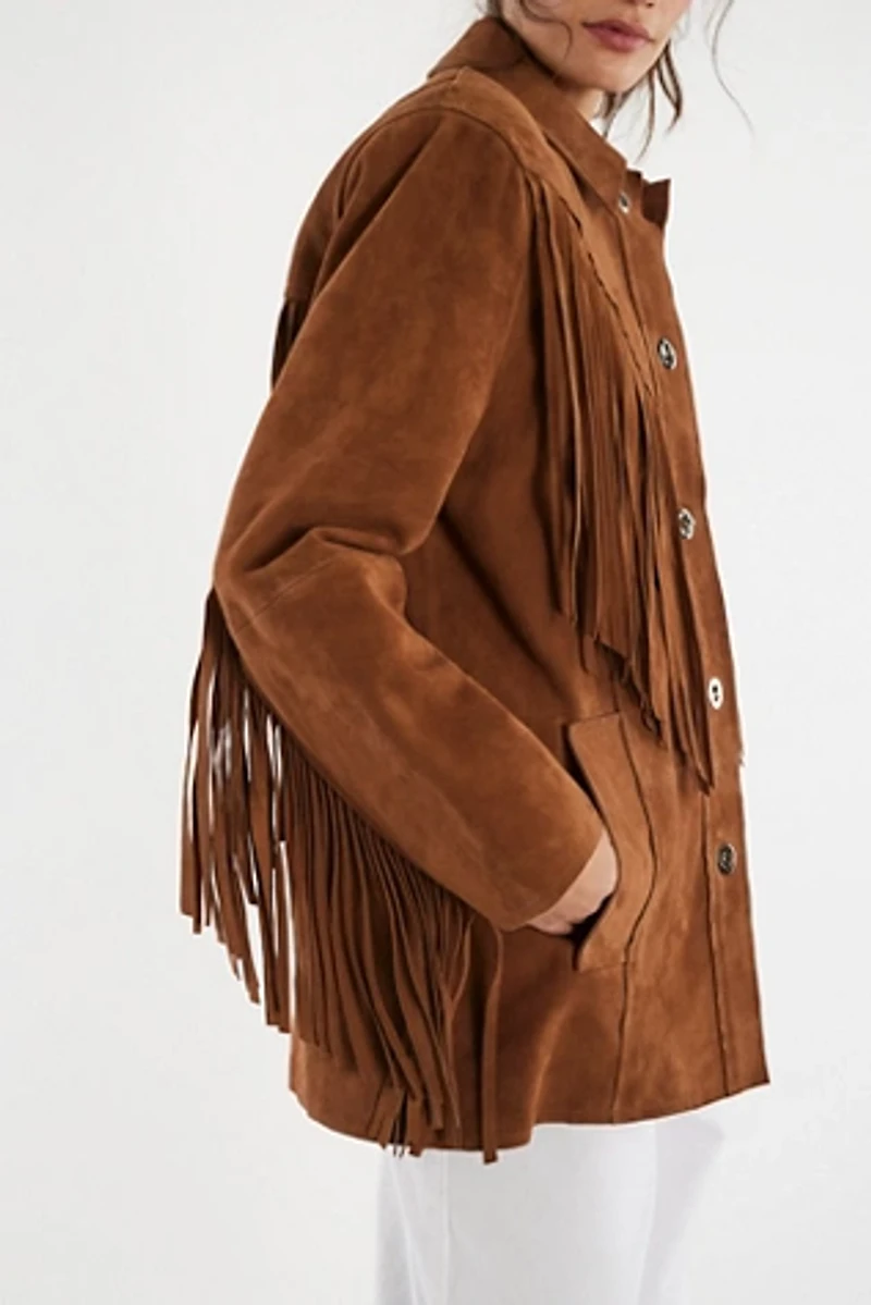 Stand Studio Estee Fringe Jacket