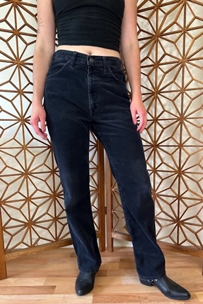 Vintage Faded Black Black Corduroy 501-Style Pants Selected by Picky Jane