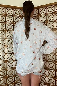 St Clair Paris Lavender Silk Pajama Blouse Selected by Picky Jane