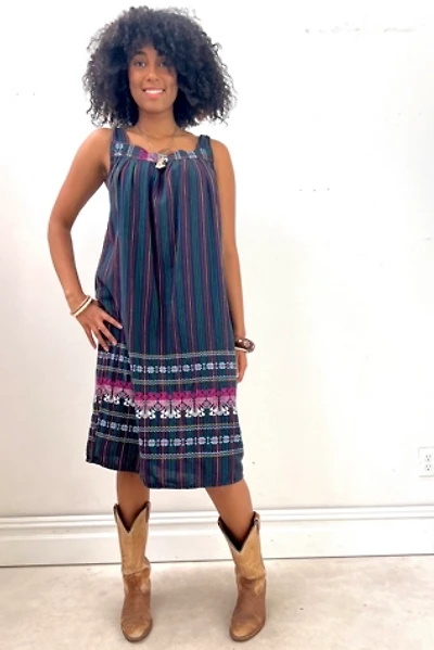 Vintage Hand Woven Tank Dress Selected by Anna Corinna