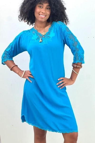 Vintage Bali Mesh Midi Dress Selected by Anna Corinna