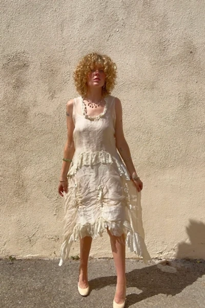 Magnolia Pearl Cream Gauze Ruffle Dress Selected by The Curatorial Dept.