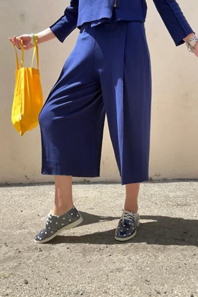 Comme des Garcons Girl Navy Polka Dot Shoes Selected by The Curatorial Dept.