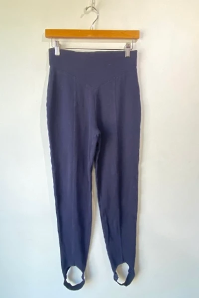 Vintage Laura Ashley Navy Stirrup Pants Selected by The Curatorial Dept.