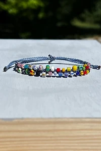 Nancy Melet Blue Happy Bracelet