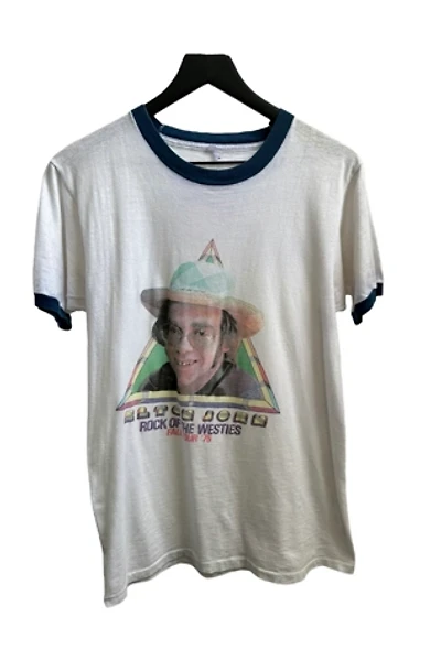 Vintage 1970s Elton John Concert T Shirt