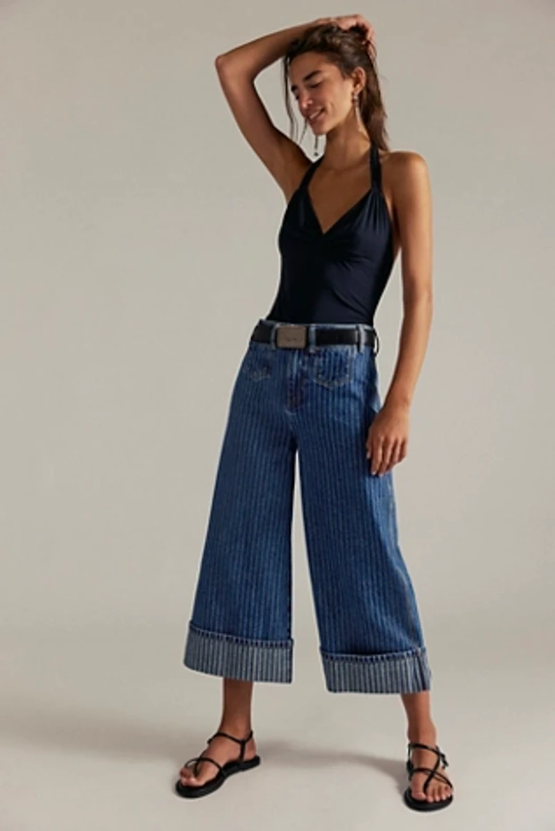 We The Free Brette Cropped Wide-Leg Jeans
