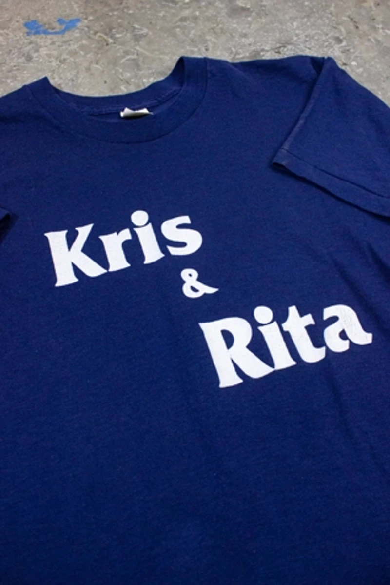 Vintage 1979 Kris & Rita Havana Jam Concert T Shirt Selected by Black Shag Vintage