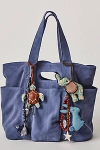 Kantha Elephant Bag Charm