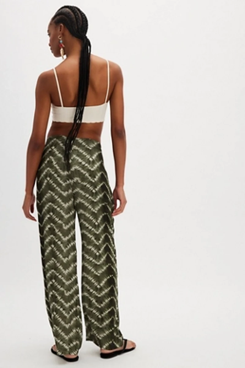 Kinga Csilla Shiloh Sun Straight-Leg Pants