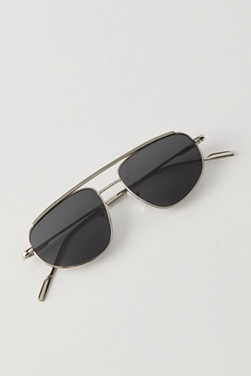 Montez Metal Aviator Sunglasses