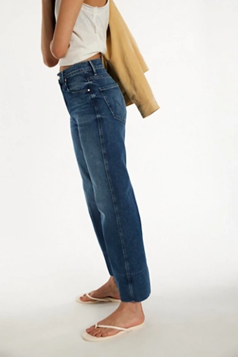 MOTHER The Maven Wide Hem Ankle Jeans