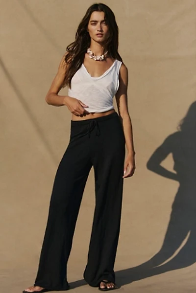 Avalon Cotton-Linen Sweater Pants