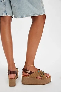 Beach Club Embellished Platforms