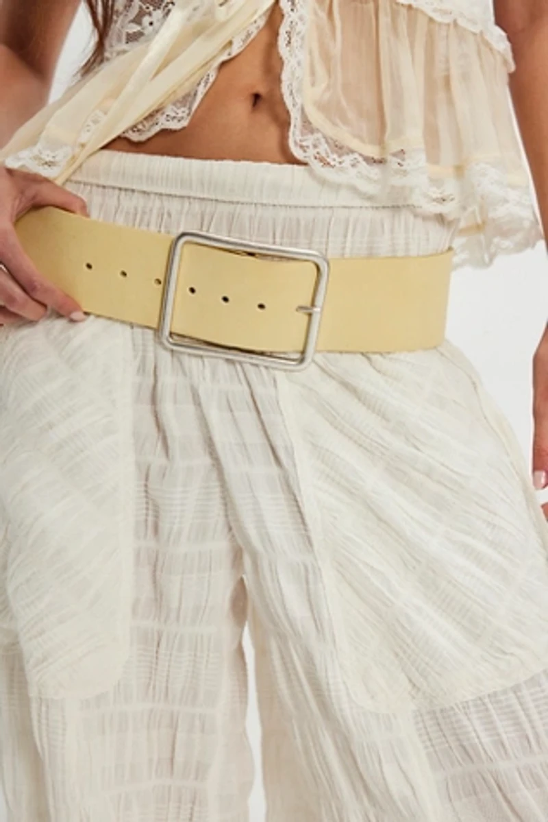 Suede Hex Hip Belt