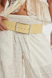 Suede Hex Hip Belt