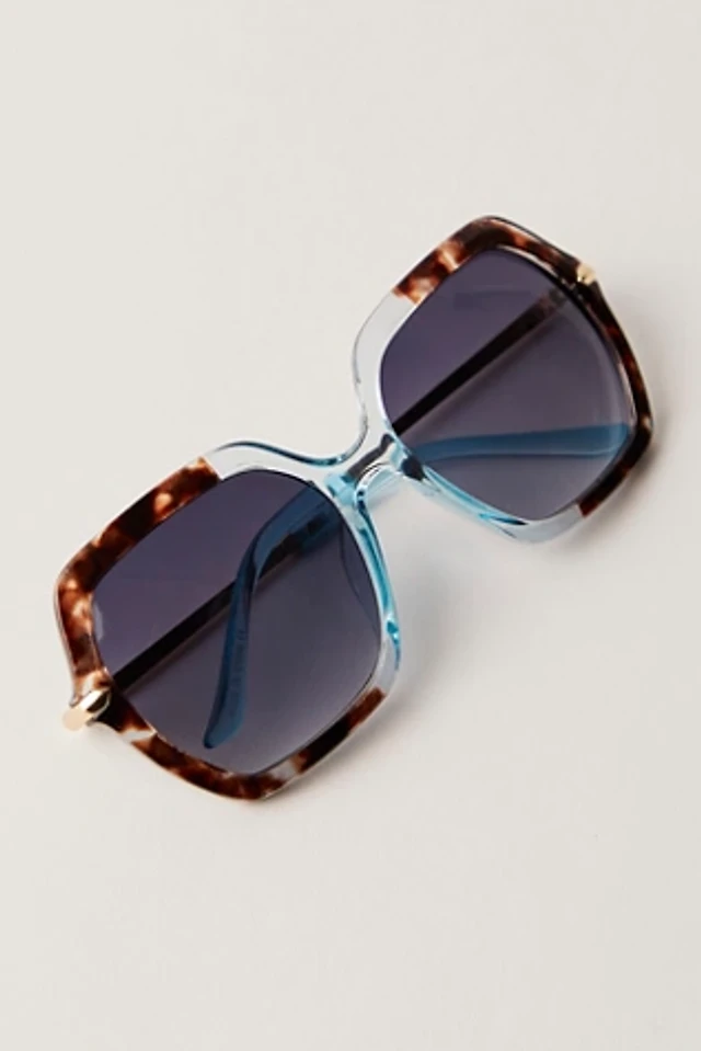 Free People Polly Oversized Square Sunglasses | Pacific City