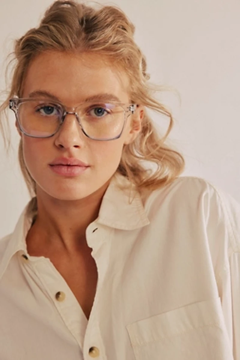 Farris Blue-Light Square Glasses