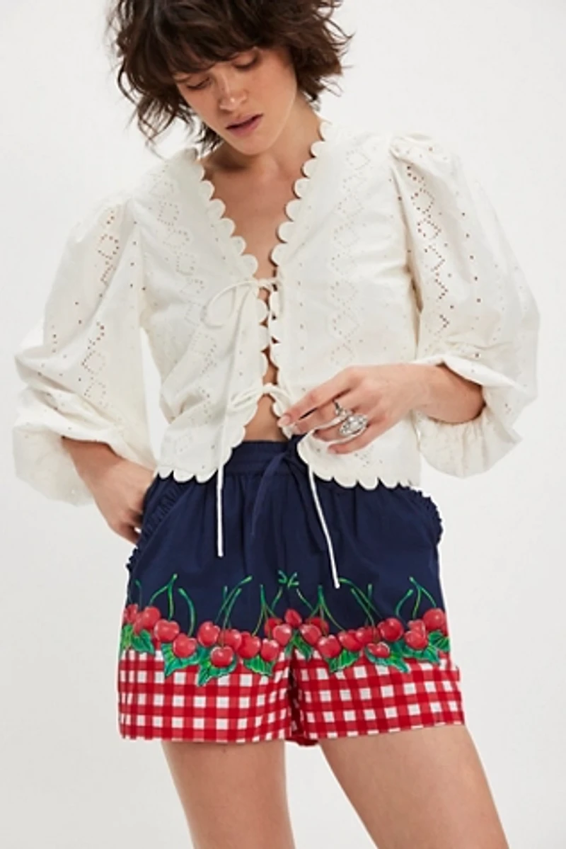 Damson Madder Cherry Pie Pull-On Shorts