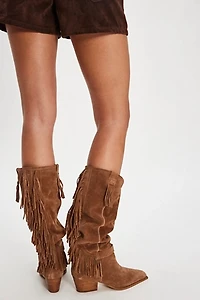 Faith Fringe Western Boots