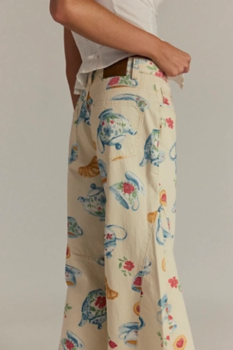 We The Free Eden Printed High Slouchy Jeans