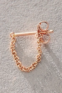 Chain Wrap Stud Earring