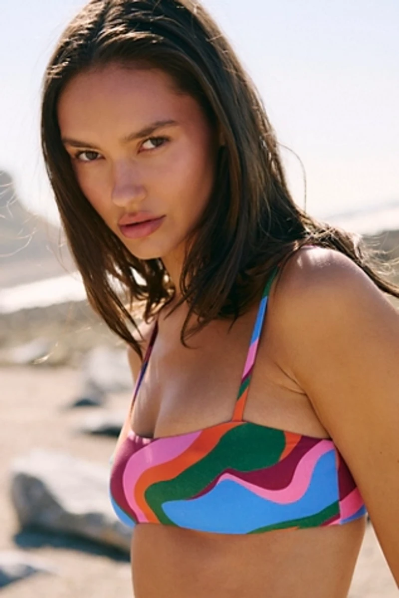 Stone Fox Swim Nadia Asymmetrical Bikini Top