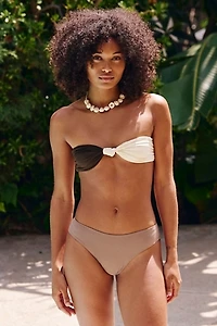 Stone Fox Swim Lele Knot Bandeau Bikini Top