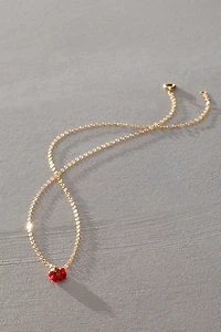 864 Design Stone Flower Necklace
