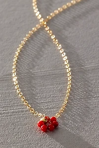 864 Design Stone Flower Necklace