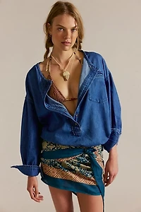 We The Free Denim Dreaming Pullover