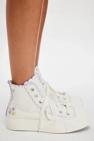 Chuck Taylor All Star Lift Platform Embroidered Sneakers