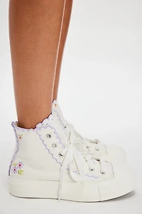 Chuck Taylor All Star Lift Platform Embroidered Sneakers