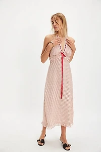 For Love & Lemons Love Dot Midi Dress