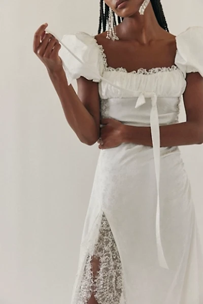 For Love & Lemons Aurelia Jacquard Gown
