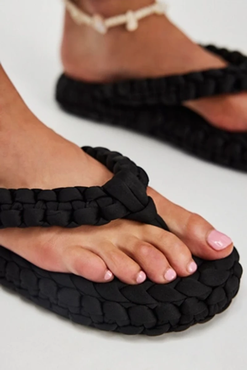 MIA Monako Woven Thong Sandals