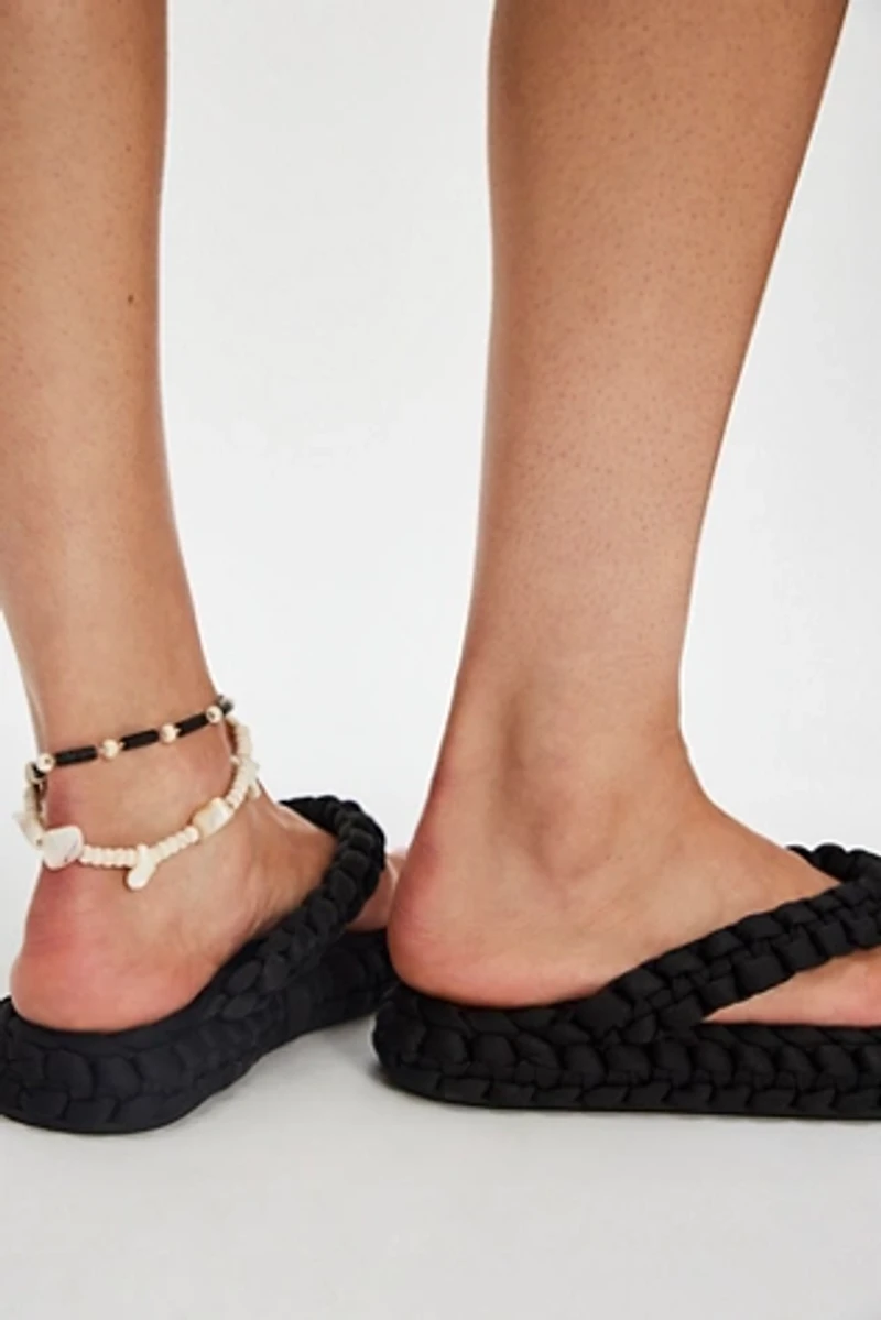 MIA Monako Woven Thong Sandals