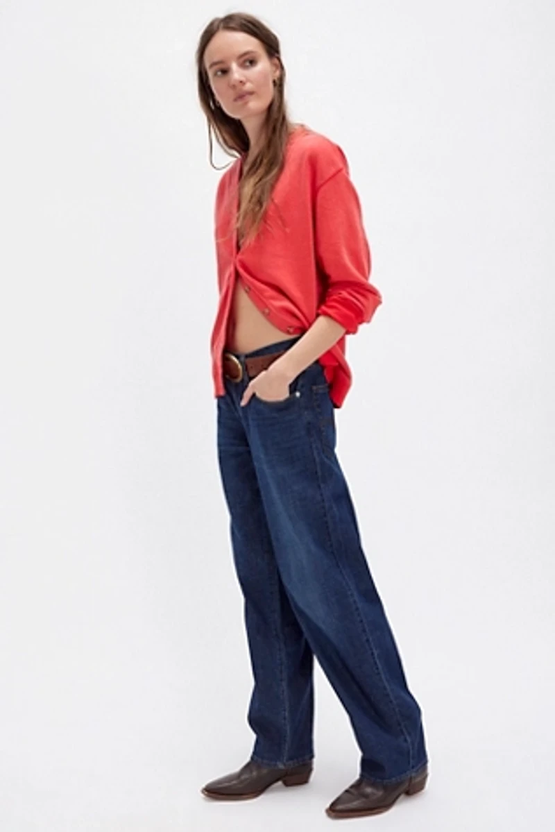 Levi's Linen Blend Baggy Dad Jeans