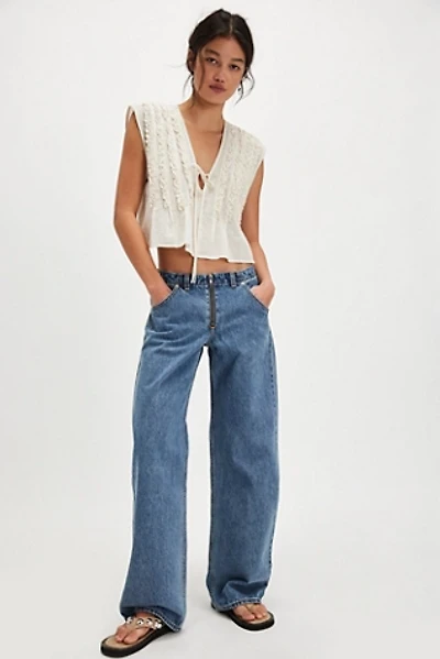 Levi's Low Loose Styled Zipper Jeans
