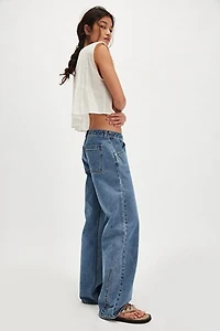 Levi's Low Loose Styled Zipper Jeans