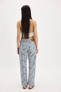 Levi's 501 90s Ankle Printed Jeans