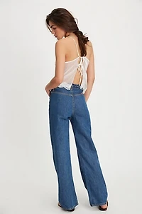 Levi's Ribcage Wide-Leg Braided Jeans