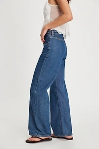 Levi's Ribcage Wide-Leg Braided Jeans