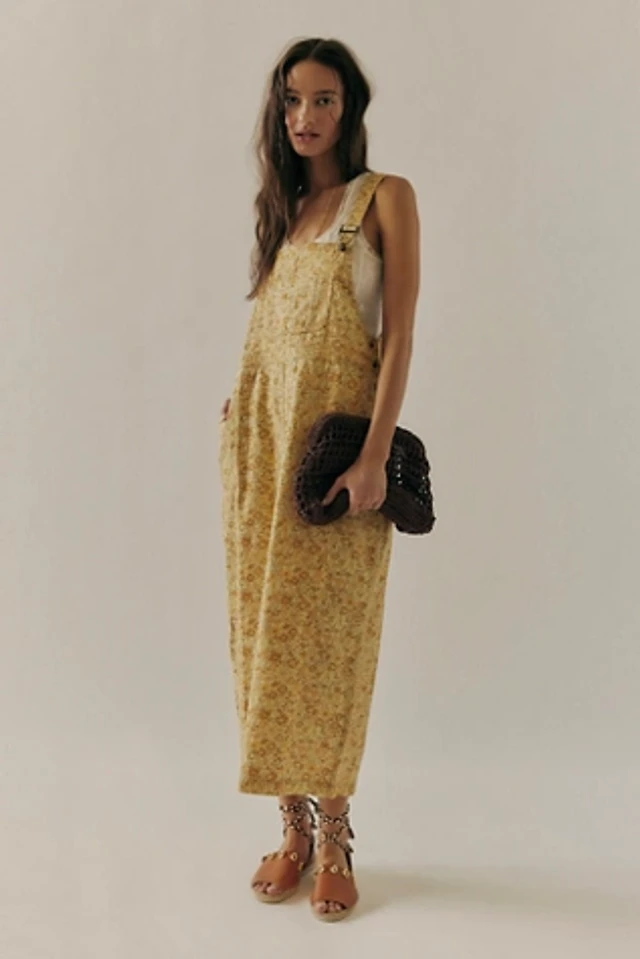free people hanson apron midi dress FREE PEOPLE Hanson Apron Midi Dress
